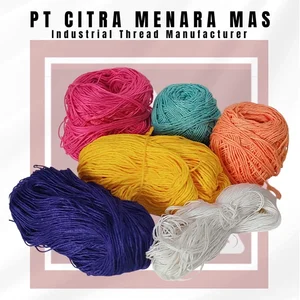 Benang Rajut / Songket Polyester Warna Hitam 1000g